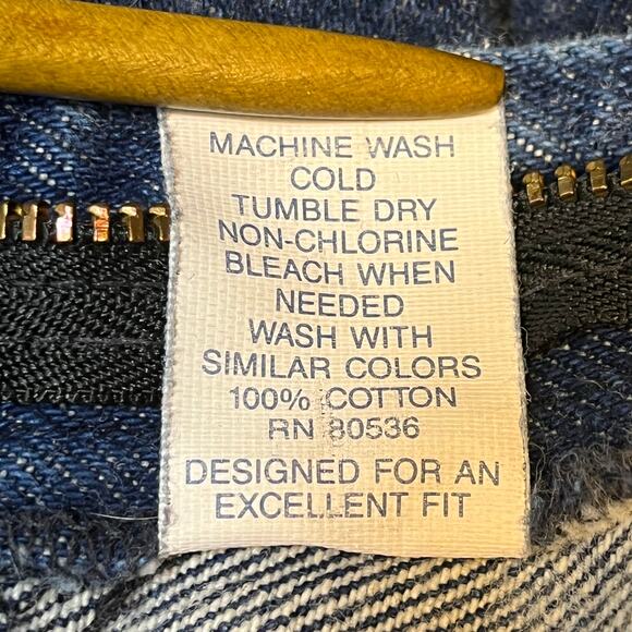 Ozark Mountain Jean Co. Vintage Women’s USA‎ High Rise Bareback Blue Jeans 13/14 - Picture 7 of 7